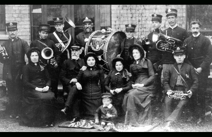 Salvation Army Band Photo - Godmanchester