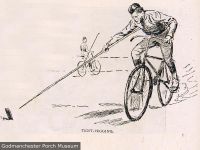 hunts-cyclists-tent-pegging